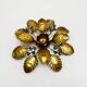 Floral Hollywood Regency Wall or Ceiling Lamp by Hans Kögl
