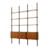 Italian mid century  floor to celling room divider or a bookcase.
