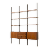 Italian mid century  floor to celling room divider or a bookcase.