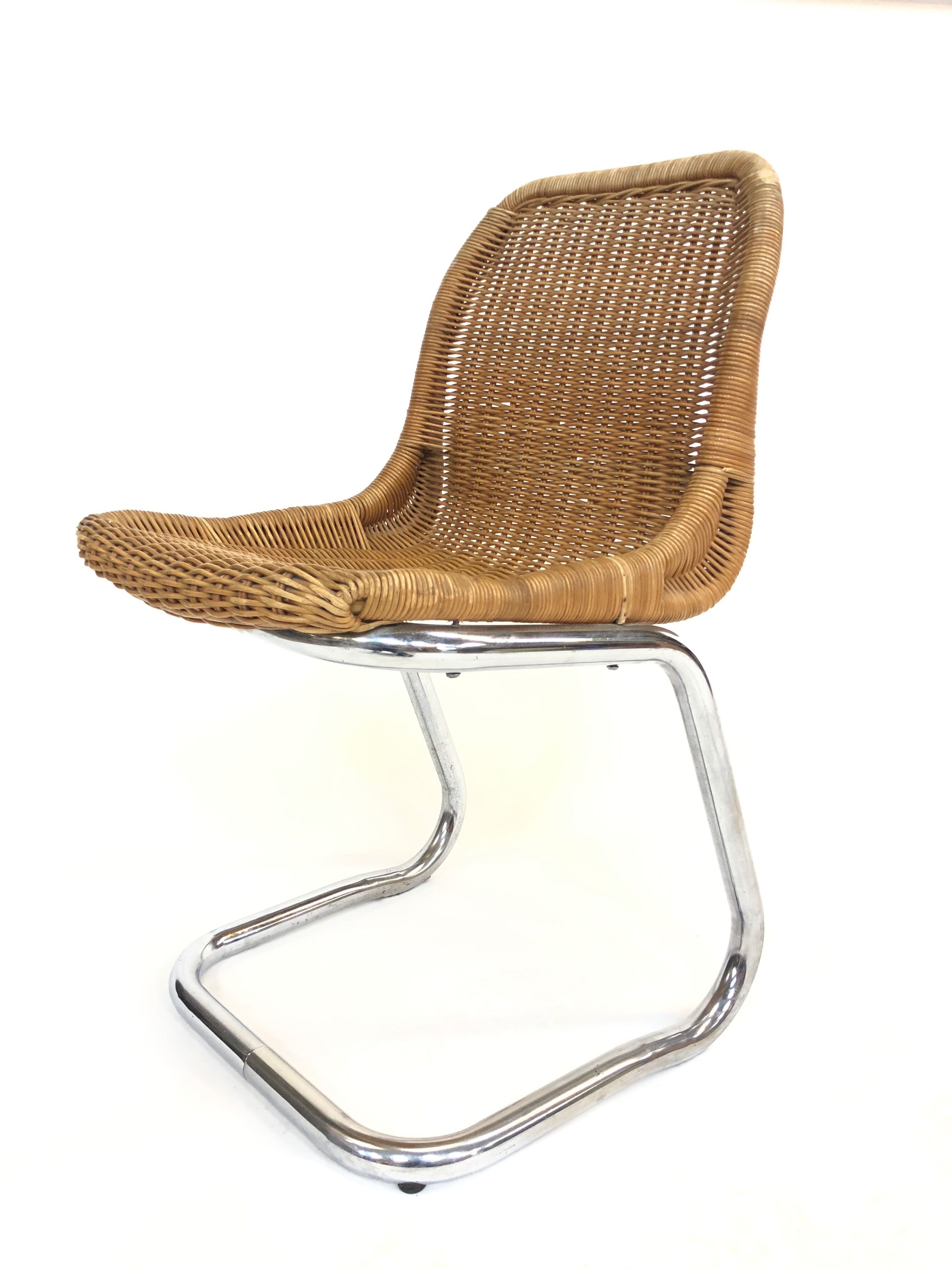 Dirk van Sliedrecht vintage tubular chairs