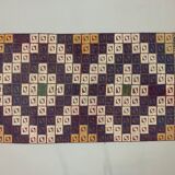 Old turkish kilim runner 210x101 cm, shabby chic, vintage, wool kelim, antique