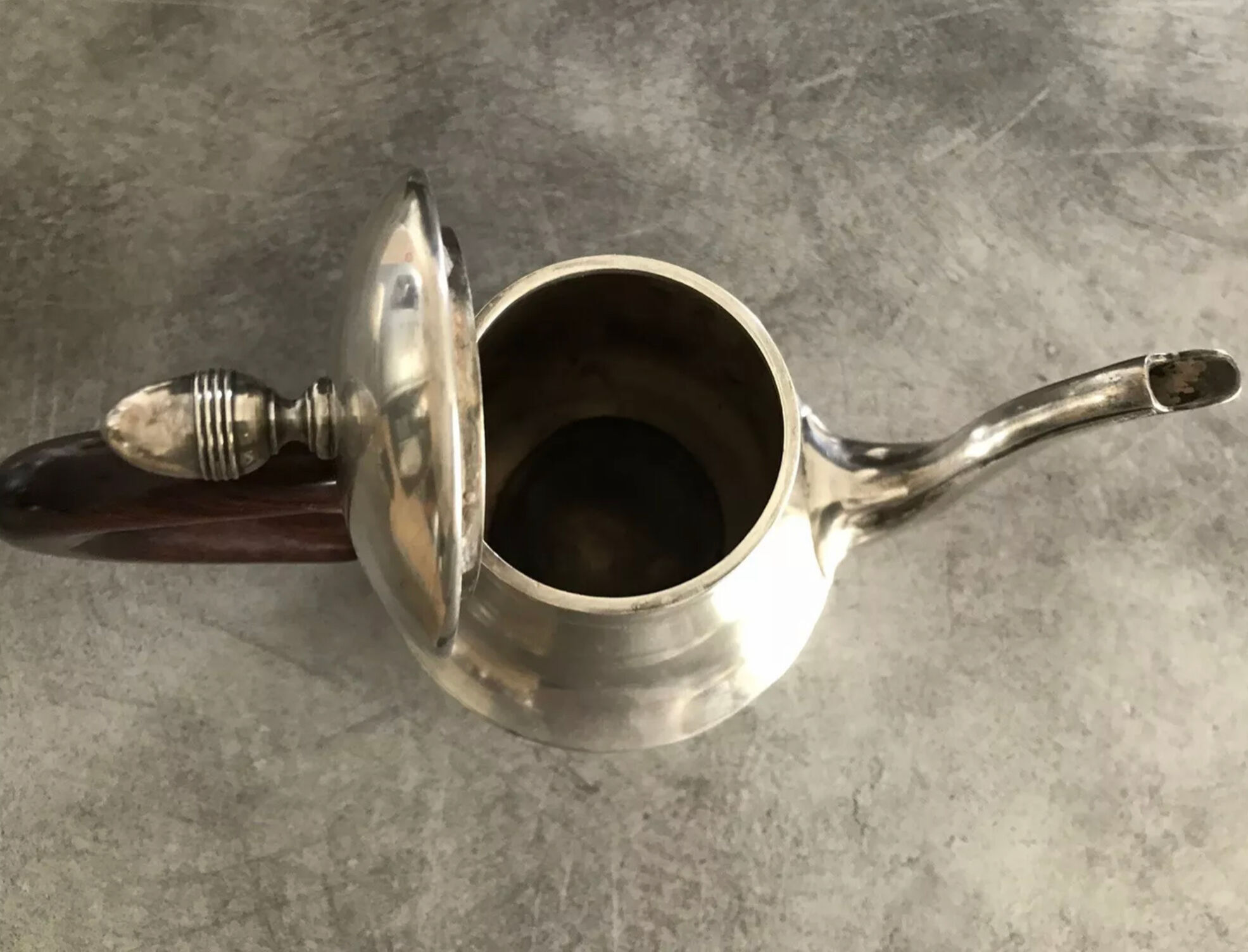 Coffee/tea service in silver metal punch goldsmiths phoenix villeurbanne xixth