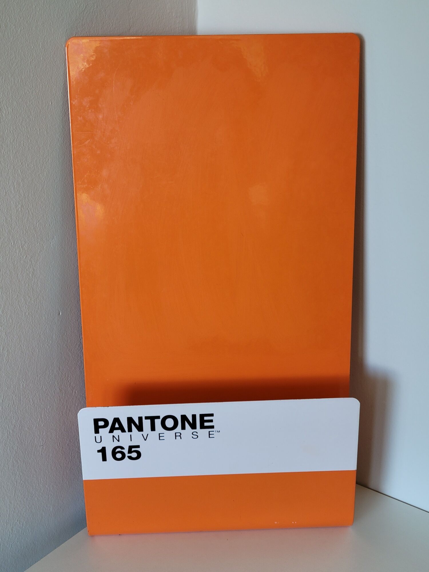 Wall magazine door design metal orange pantone wallstore 165 vitamin c