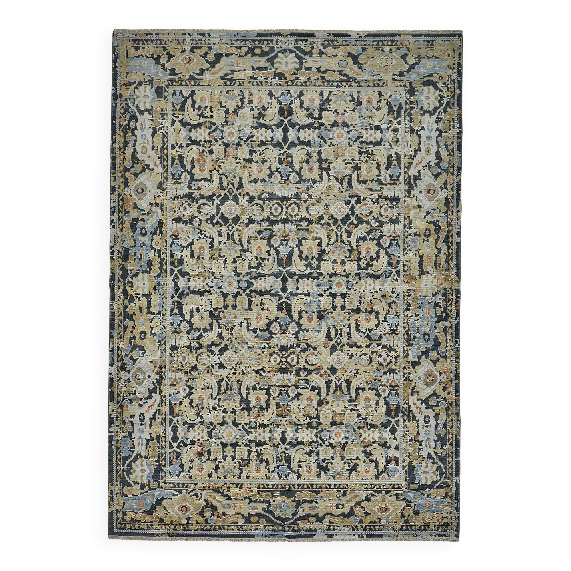 Turkish Handcrafted Loom Oushak Rug 205 cm x 294 cm