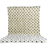 Handmade moroccan polka dot berber rug 294 x 194 cm