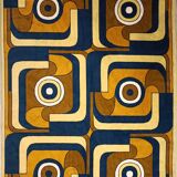 Tapis space age, années 70, couleur rare.