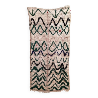 Azilal colorful Berber rug - 233 x 112 cm