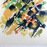 Alfred MANESSIER, Villa Montmorency, 1978. Original lithograph