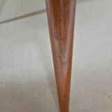 1960 stamped round teak dining table