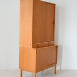 Scandinavian teak cabinet by Bodafors with sliding doors
