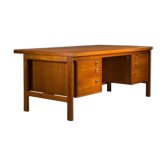 Bureau exécutif danois en teck par Arne Vodder pour H.P. Hansen, années 1960