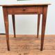 Children's desk table in wax wood
