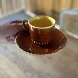 Digoin Sarreguemines coffee cups