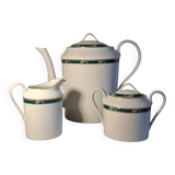 3-piece coffee service – Limoges porcelain – Trianon model
