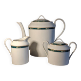 3-piece coffee service – Limoges porcelain – Trianon model