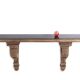 Jean-Charles Moreux. Console in carved oak and marble. 1940s.