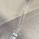 Cobra desk lamp in lucite and chromed metal  italy 80s