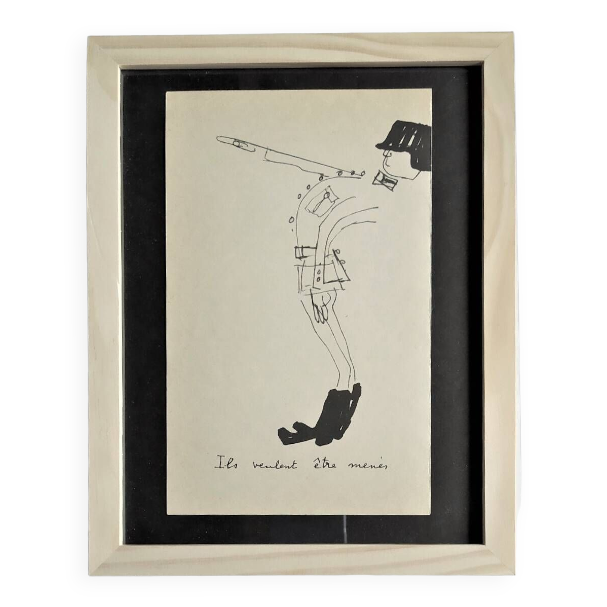 Illustration daninos de 1962 " les allemands "