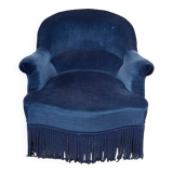 Blue toad armchair