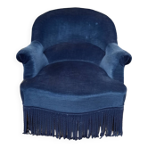 Blue toad armchair