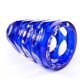 Mid-century modern vase, cobalt glass, Germany, 1950s