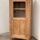 Parisian cabinet glazed raw wood nymphs and carved art nouveau decorations