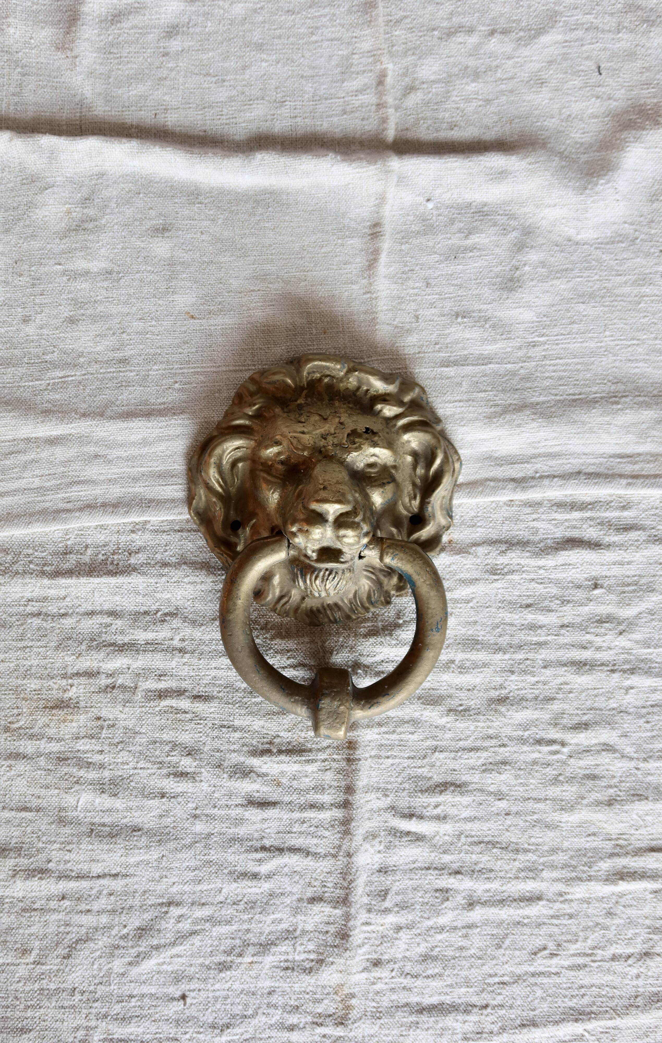Vintage Door Knocker - Lion Head