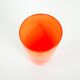 Orange glass vase, Danish design, 1960s, manufactured by Søholm