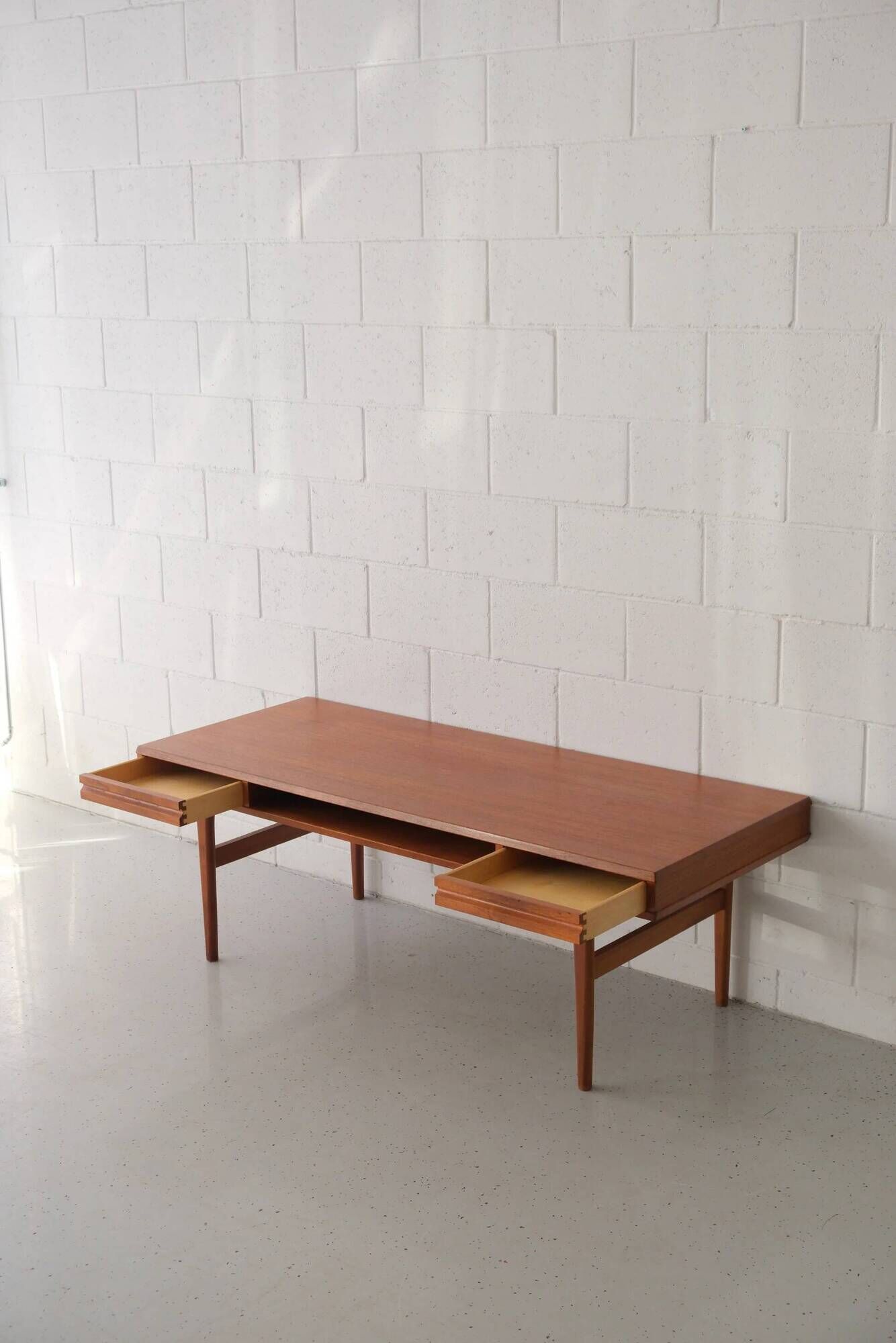 Teak coffee table