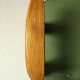Fauteuil vintage en velours d'herbe verte chaise en bois salon