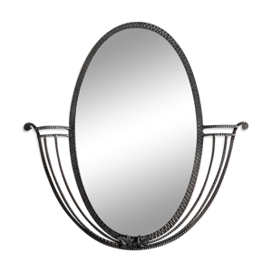 Miroir art déco fer