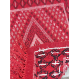 Tapis margoum rouge fait main en pure laine, 105x70 cm