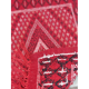 Handmade red margoum carpet in pure wool, 105x70 cm