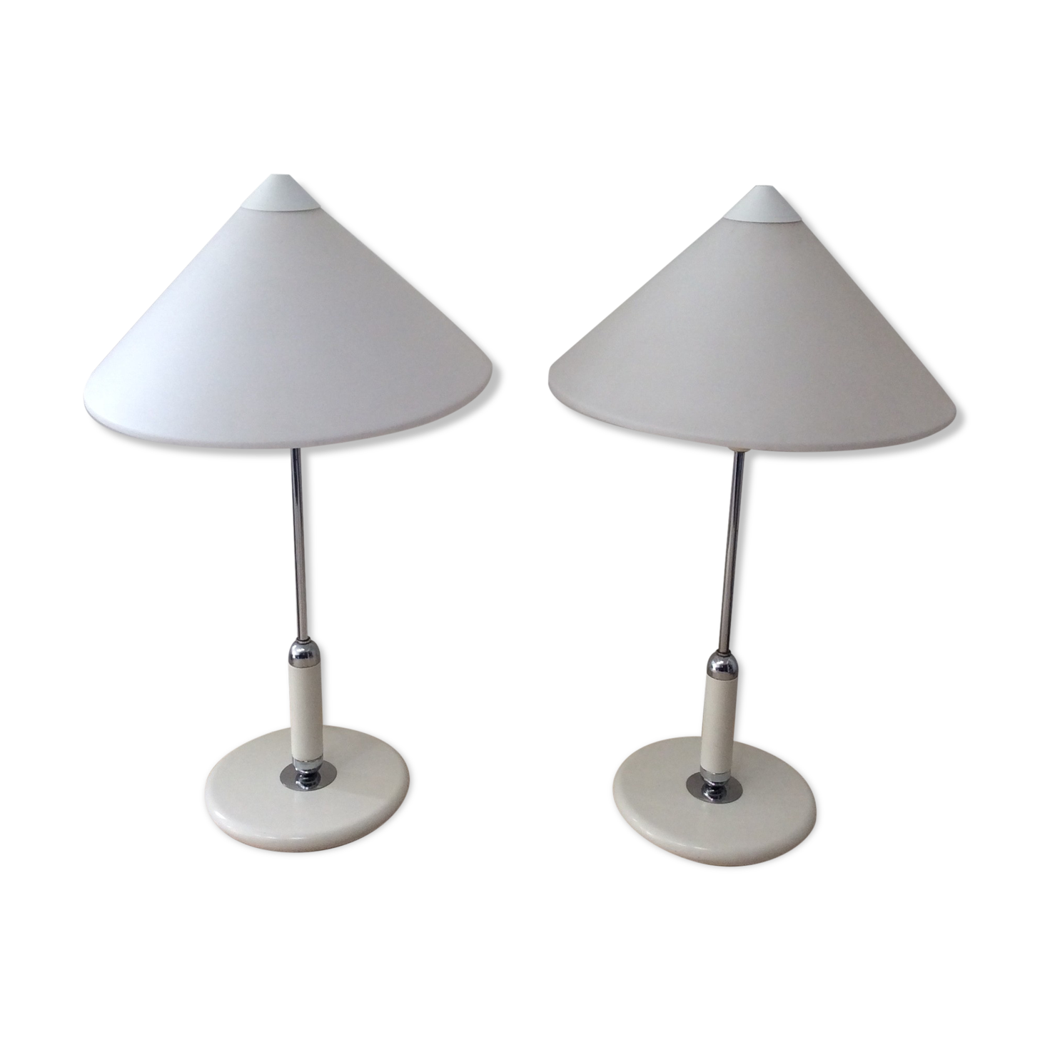 Pair of Aluminor lamps from the 70s