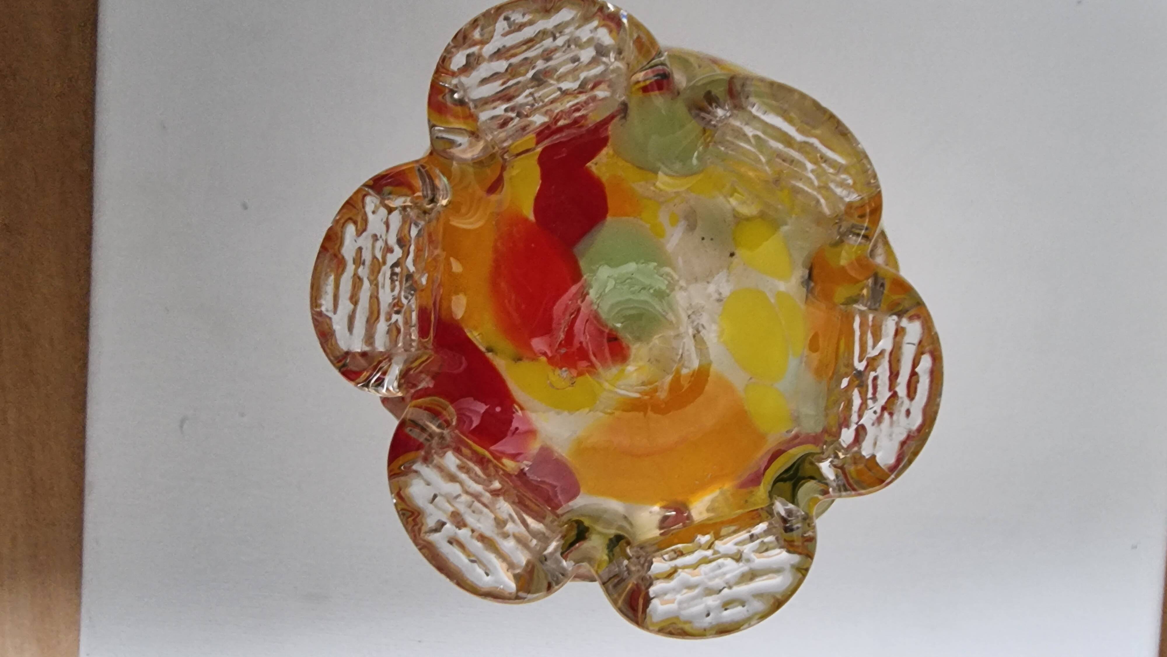 Small multicolor Murano vase