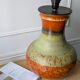 Grand pied de lampe vintage style ''fat Lava'' 70'