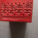 Red glazed ceramic vase - Aldo Londi for Bitossi - 1960s