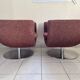 2 “Tulip” armchairs by Jeffrey Bernett for B&B Italia