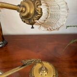 Tulip lamp gooseneck Art Deco