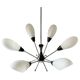 Lustre Sputnik vintage, attribué à Stilnovo, Italie, années 1960