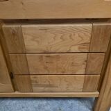 Elm sideboard Maison Regain circa 1970