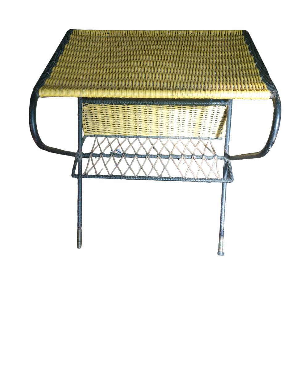 side table magazine rack 1950/1970