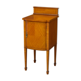 Edwardian satinwood bedside cabinet