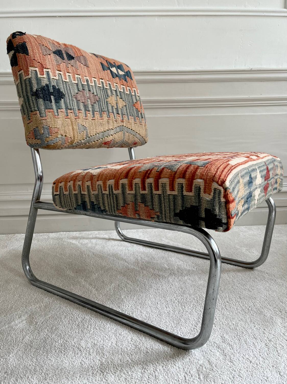 Vintage kilim chair
