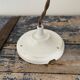 Vintage suspension in electrified white opaline to nine