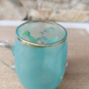 Tasse/choppe en verre émaillé