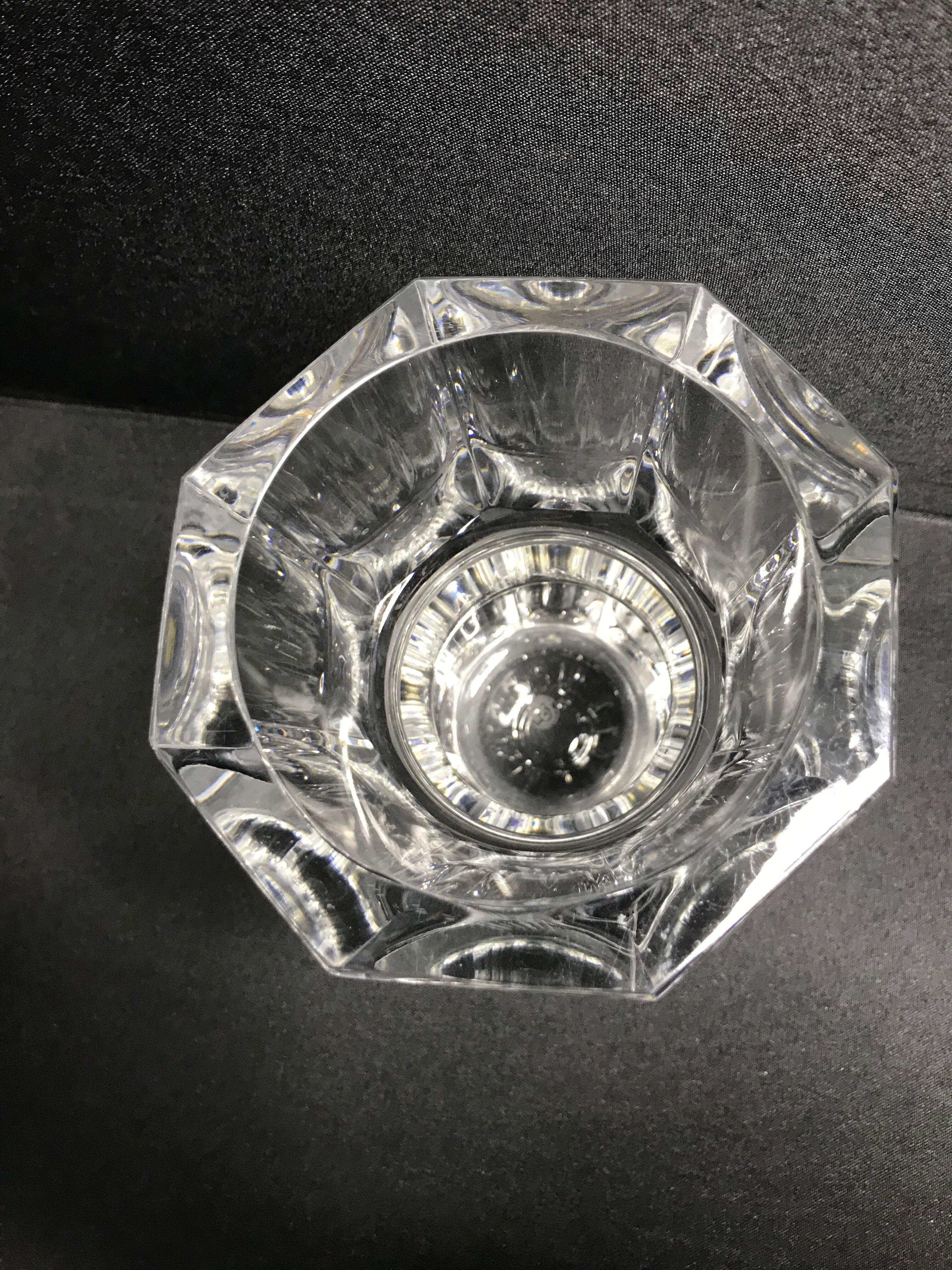 Model edith vase, cut crystal  baccarat