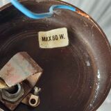 Pair of vintage shell wall lamp