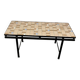 Table d'appoint vintage en mosaïque de céramique / table basse