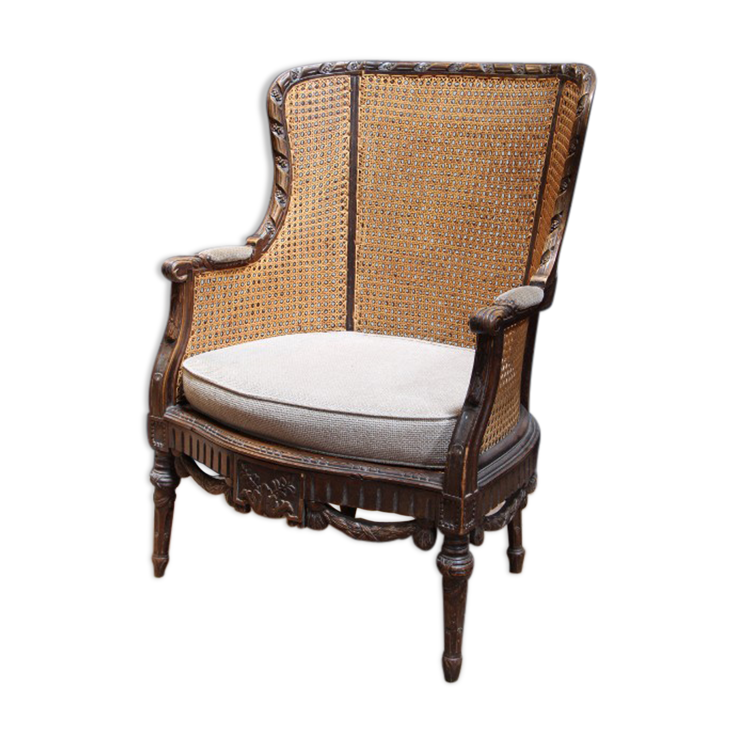 Louis XVI cane Bergere style